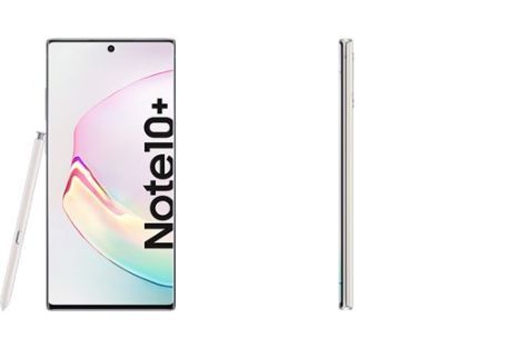 三星Galaxy Note 10+银色版曝光，无边框全面屏惊艳-1