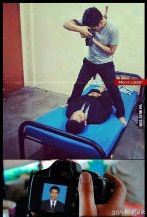 证件照还能这样拍，我服我服哈哈哈哈-1