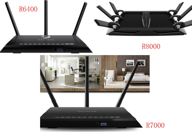 网件(NETGEAR )R6400、R7000和R8000无线路由器那个好? 网件(NETGEAR )R6400、R7000和R8000无线路由器那个好?