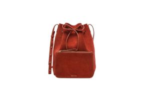 手工牛皮水桶包图纸?Mansur Gavriel红色牛皮水桶包大吗？-1