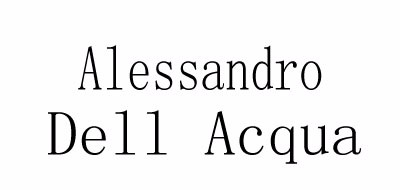 Alessandro Dell Acqua是什么牌子_亚历山大戴阿夸品牌怎么样?