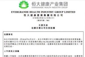 恒大健康收购时颖公司100%股份，以67亿港元成FF最大股东！-1