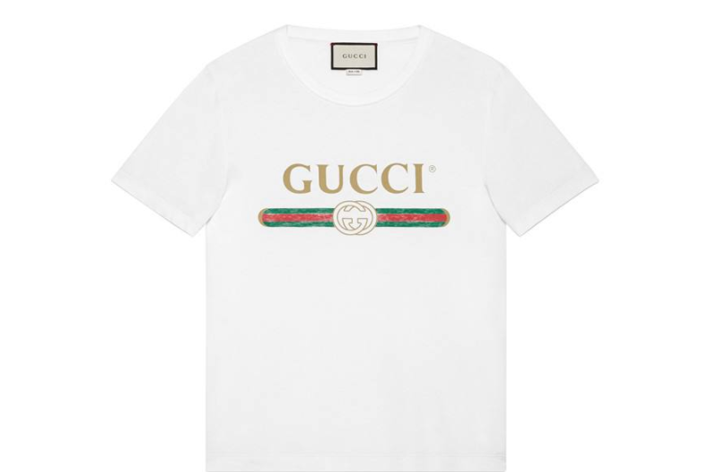 gucci的t恤很薄吗？粉色会显黑吗？-1