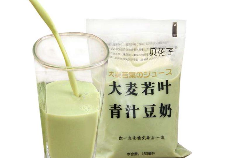 贝花子青汁豆奶好吗？大麦青汁豆奶如何？-1