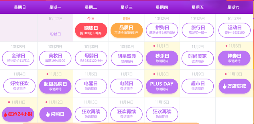 京东双11大促火热开启，看攻略来省钱