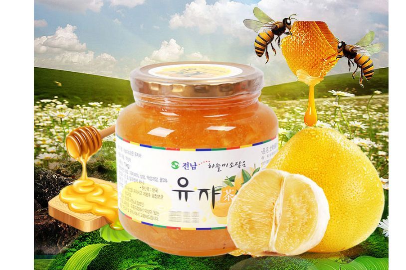 蜂蜜柚子茶图片？蜂蜜柚子茶做法？-1