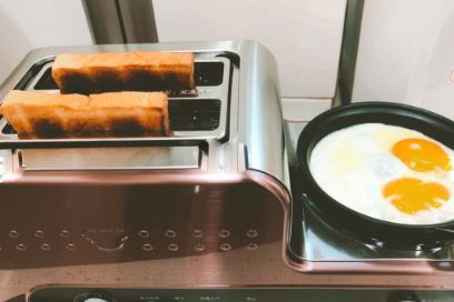 小熊的早餐机包含面包机和煎锅吗？有几档可以调？-1