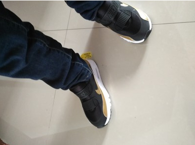 耐克童鞋到手了 分享试穿感受 耐克童鞋到手了 分享试穿感受