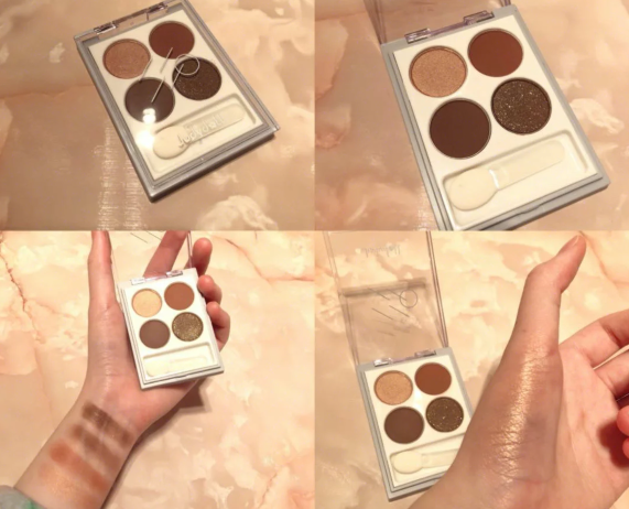 橘朵四色眼影推荐 11号烟熏玫瑰必入盘 橘朵四色眼影推荐 11号烟熏玫瑰必入盘