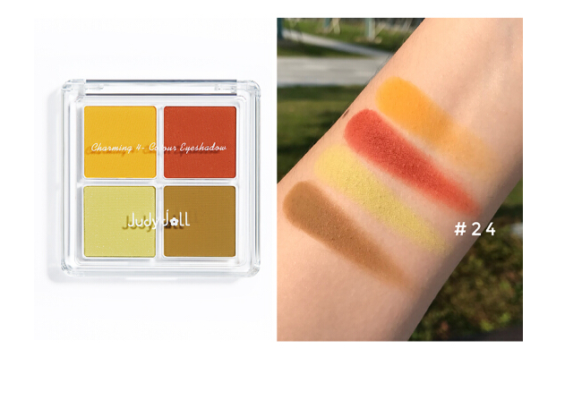 橘朵四色眼影推荐 11号烟熏玫瑰必入盘 橘朵四色眼影推荐 11号烟熏玫瑰必入盘