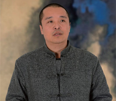 画家张若古笔下山水——色墨交融，艳而不俗
