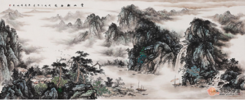 浅析美协实力派画家赵洪霞 山川意蕴 壮写家山