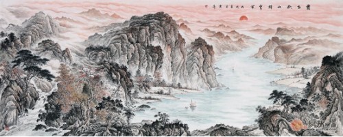 浅析美协实力派画家赵洪霞 山川意蕴 壮写家山
