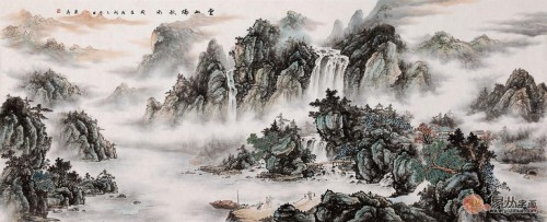 浅析美协实力派画家赵洪霞 山川意蕴 壮写家山