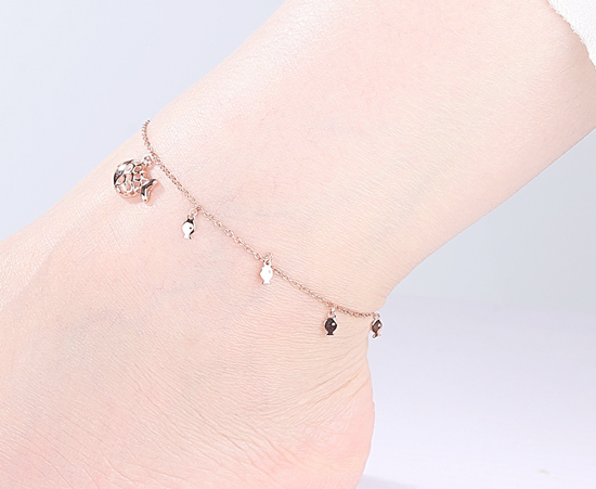 女生戴上Vana小鱼脚链的含义是什么? 女生戴上Vana小鱼脚链的含义是什么?