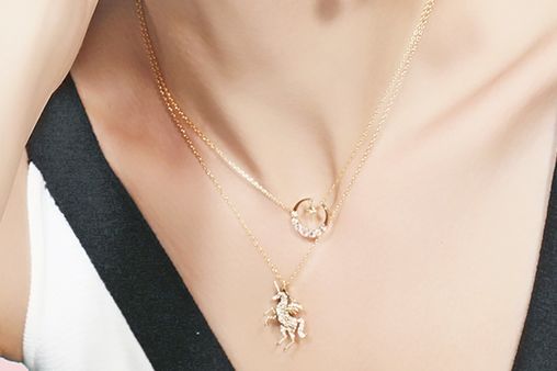 ihush独角兽项链怎么样？ihush独角兽项链可以拆开戴吗？-1