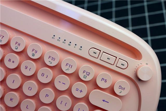 满满的少女心情节,一款富德K510d蓝牙键盘来满足你 满满的少女心情节,一款富德K510d蓝牙键盘来满足你