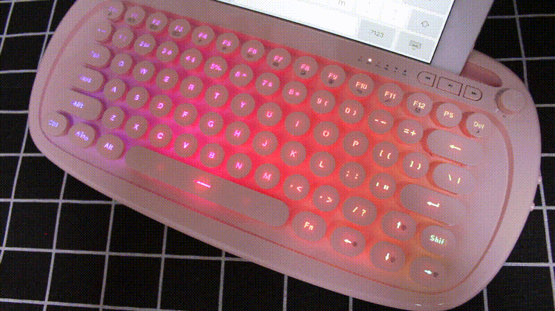 满满的少女心情节,一款富德K510d蓝牙键盘来满足你 满满的少女心情节,一款富德K510d蓝牙键盘来满足你