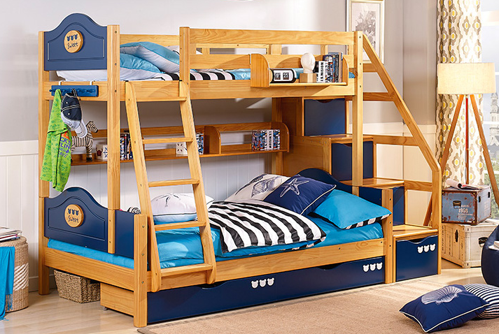 双层实木床 小户型家庭必不可少的装备 双层实木床 小户型家庭必不可少的装备
