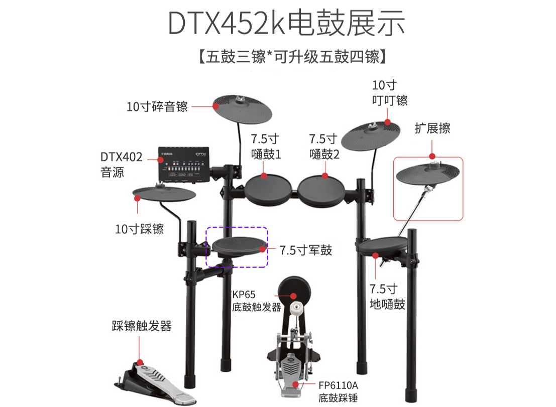 什么电子鼓 电子鼓与架子鼓的区别