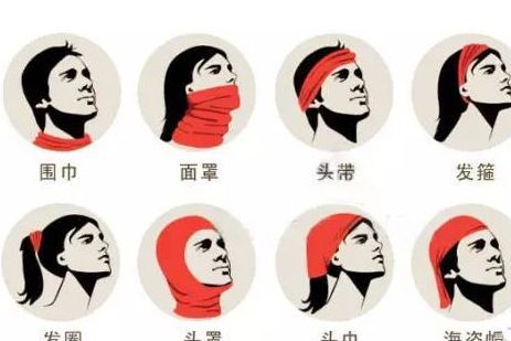 魔术头巾的百变用法，你会几个?-1