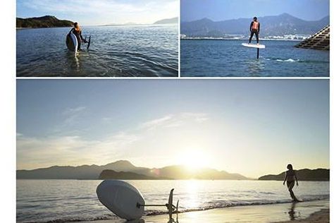 欲打造水上“御风飞行”高玩体验的Waydoo Flyer电动水翼冲浪板-3
