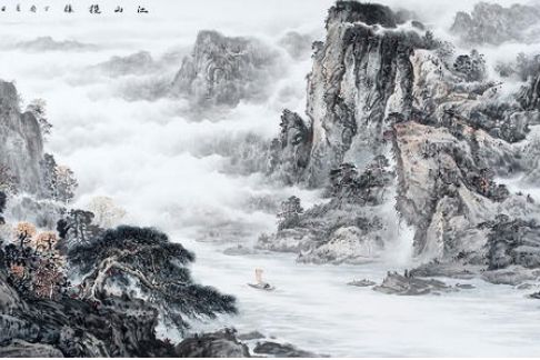 山水画起源是什么？中国山水画有什么特点？-1
