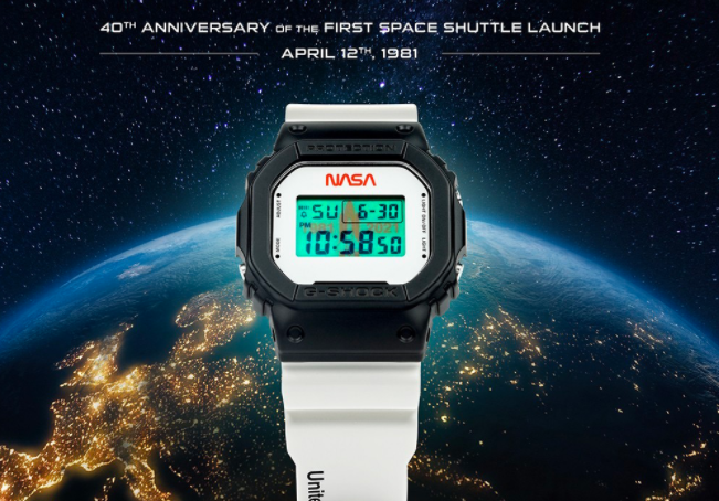 G-SHOCK与 NASA携手打造一款限量腕表G-SHOCK DW5600