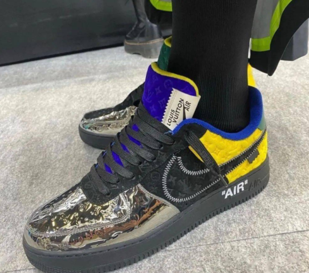 LV&Nike Air Force1合作款，预计4月份发售