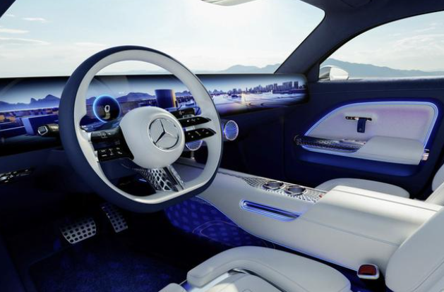奔驰Vision AMG概念车预告图，将于5月19日发布