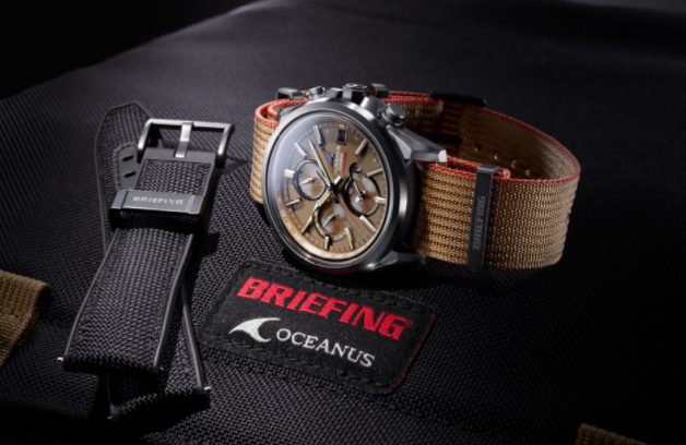 OCEANUS x BRIEFING 联乘腕表发布，追求优雅、科技相结合。